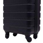 Wrangler 20-Inch Black Hardside Carry-On Luggage
