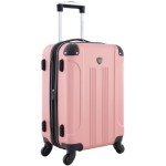 Rose Gold 20” Expandable Spinner Luggage