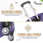 Expandable 4-Wheel Lightweight Suitcase Set