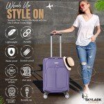 Expandable 4-Wheel Lightweight Suitcase Set