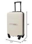 Richmond 22-Inch Carry-On Spinner Luggage - Bone