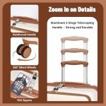 2-Piece Spinner Luggage Set with Toiletry Bag