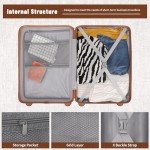 2-Piece Spinner Luggage Set with Toiletry Bag