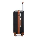 KONO 28-Inch Hard Shell Suitcase with 4 Wheels