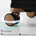 Joyway 3-Piece Expandable Hardside Luggage Set