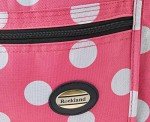 Pink Dot 22" Rolling Duffel Bag