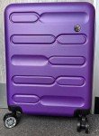 Purple 55cm Hard Shell 4-Wheel Cabin Suitcase