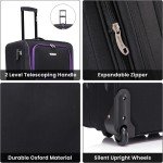 Expandable Lightweight Large and Medium Travel Suitcases