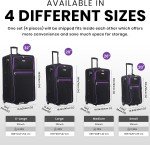 Expandable Lightweight Large and Medium Travel Suitcases