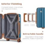 5-Piece Expandable Hardside Luggage Set - Blue