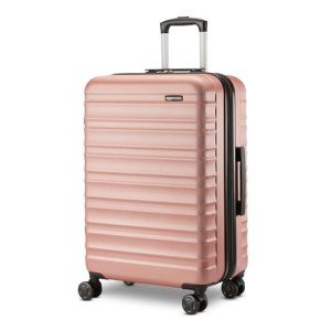 Amazon Basics 26" Expandable Hardshell Luggage - Rose Gold