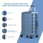 Large 28'' Lightweight Hard Shell Suitcase with Wheels