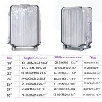 Clear PVC Luggage Protector for All Sizes