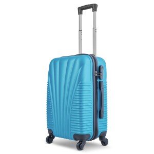 Lightweight 4-Wheel Cabin Suitcase with Lock & Pocket