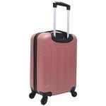 Rose Gold 20-Inch Hardside Spinner Luggage