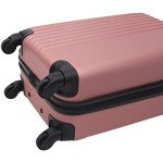 Rose Gold 20-Inch Hardside Spinner Luggage