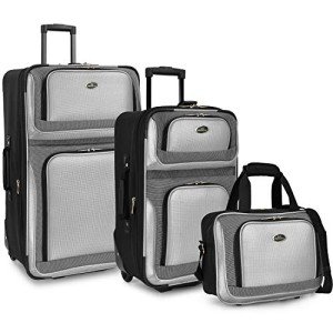 Expandable 3-Piece Lightweight Travel Luggage Set