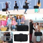 65L Foldable Duffle Bag with Shoe Compartment