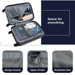 Ben Sherman Charcoal 28-Inch 4-Wheel Spinner Luggage