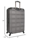 Ben Sherman Charcoal 28-Inch 4-Wheel Spinner Luggage