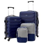 Wrangler Elysium Blue 4-Piece Luggage Set