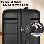 Romswi Lightweight Hardshell Luggage Set with Duffel