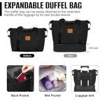 Romswi Lightweight Hardshell Luggage Set with Duffel