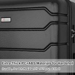 Romswi Lightweight Hardshell Luggage Set with Duffel