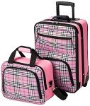 Pink Rockland Softside Expandable Luggage Set - 2-Piece