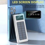 2025 40000mAh Solar Power Bank with 4 USB Ports