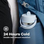 Insulated Hydro Flask Water Bottle with Wide Straw