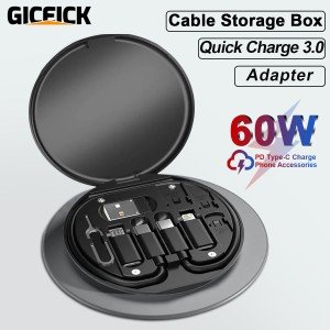 60W Multifunctional USB Type C Fast Charging Set