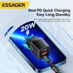 Essager 20W Fast Charge USB-C Charger for Phones