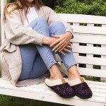 Women's Fuzzy Memory Foam Slippers for Relaxation