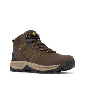 Columbia Men's Waterproof Hiking Boot - Cordovan/Golden Yellow