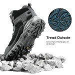 Men's Waterproof Lightweight Hiking Boots - Black