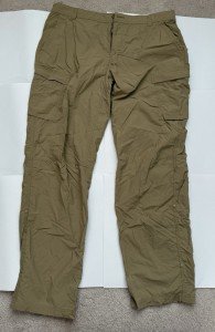 Men's 36x30 Gray UPF Hiking Pants