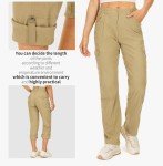 Women's Quick-Dry Convertible Hiking Cargo Pants