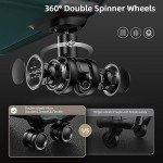 3-Piece Softside Luggage Set with Spinner Wheels