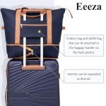 5-Piece Eeeza Luggage Set with Spinner Wheels