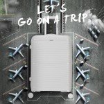 Lightweight Hard Shell 4-Wheel Suitcase Set