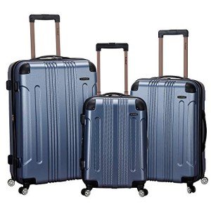 Rockland London 3-Piece Hardside Luggage Set - Blue