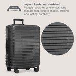 Durable 30-Inch Hardside Travel Suitcase with Wheels