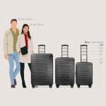 Durable 30-Inch Hardside Travel Suitcase with Wheels