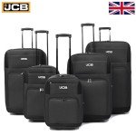 Lightweight Black & Navy Cabin Trolley Suitcase