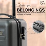 45cm Hard Shell 4-Wheel Cabin Trolley Suitcase