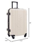 Wrangler Astral Fog 3-Piece Travel Luggage Set