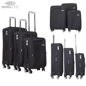 Bordlite Soft 4-Wheel Lightweight Spinner Suitcase