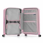 Expandable Pink Hardshell Spinner Luggage - 26
