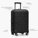 Pagosa Indestructible 22-Inch Spinner Carry-On Luggage